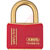 ABUS USA - T84MB/40 KA RED - Red KA Shackle 13/16in H 1/4in D 1-13/16in W 4 Pin Vinyl Casing Brass Padlock|70567129 | ChuangWei Electronics