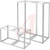 Hoffman - PF18128 - Steel 1800x1200x800mm Frame 1800x1200x800mm LtGray|70311510 | ChuangWei Electronics