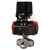 Dwyer Instruments - WE31-GDA04-T2-AD00 - 3-Way NPT SST Ball Valve 24 VDC Solenoid Flow Path B 1-1/2