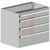 Sovella Inc - 60835303 - casters 1x7.87 3x3.94 Drawer unit 75/56-3|70701834 | ChuangWei Electronics