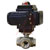 Dwyer Instruments - WE31-FMD02-L1-C - 3-Way NPT SST Ball Valve 24 VAC Flow Path E 1-1/4