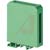 OKW Enclosures - B6721521-AL - 3.228HX.886WX3.543DIN RAILTECCB GREEN PA(UL94V-0) 22.5MM WALLMOUNTKIT ENCLOSURE|70016838 | ChuangWei Electronics