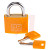 RS Pro - 7816010 - Yellow Plastic Coated Brass Padlock|70615068 | ChuangWei Electronics