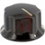 Ohmite - 452 - Black 7/16 In. Height 3/4 In. dia. Finger-grip Rheostat Knob|70214596 | ChuangWei Electronics