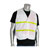 Protective Industrial Products - 300-2511/M-XL - 1in. White Gloss Tape H&LClosure Poly/Cotton Wht Non-ANSI IC Vest|70601226 | ChuangWei Electronics