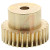 RS Pro - 5216856 - 18mm Face Width 25.6mm Hub Diam. 24.04mmDiam. Bronze 30 Teeth Worm Wheel Gear|70645315 | ChuangWei Electronics