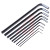 RS Pro - 663358 - 9 Pieces L Shape Long Arm Chrome Vanadium Steel Hex Key Set|70412687 | ChuangWei Electronics