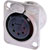 Neutrik - NC5FD-L-1 - Nickel Housing Female 5 Pole Receptacle Connector|70088281 | ChuangWei Electronics