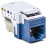 HellermannTyton - RJ45FC6-BLU - CAT 6 KEYSTONE JACK - BLUE TELECOM|70163018 | ChuangWei Electronics