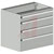 Sovella Inc - 60935303 - casters 1x7.87 2x5.91 1x3.94 Drawer unit 75/66-3|70701865 | ChuangWei Electronics