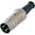 Neutrik - NYS321 - Silver Brass Male 2.36 in. 0.63 in. 3 Rean Connector, DIN|70088592 | ChuangWei Electronics