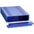 Box Enclosures - B2-160BL - 1.18 H X 4.27 W X 6.30 D BLUE ANODIZED 8 SCREWS 2 PLATES ALUM ENCLOSURE|70020250 | ChuangWei Electronics