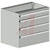 Sovella Inc - 60849302 - casters 2x5.91 2x3.94 Drawer unit 75/56-2|70742327 | ChuangWei Electronics