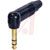 Neutrik - NP3RX-B - PLUG 1/4 INCH STEREO - RIGHT ANGLE - BLACK/GOLD|70088332 | ChuangWei Electronics