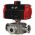 Dwyer Instruments - WE33-DDA01-T2 - 3-WayTri-Clamp Stainless Steel Ball Valve  Flow Path B 3/4