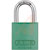 ABUS USA - 72/40 GRN - KA Shackle .25D 1.06H .81W Green 1.5inW 2.91in H Aluminum Body Padlock|70566807 | ChuangWei Electronics