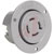 Pass & Seymour - L1620FO - Panel Mount 20A NEMA L1620 Grey 1 Gang Thermoplastic Electrical Socket|70050831 | ChuangWei Electronics