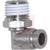 SMC Corporation - KQG2L07-N02S - 1/4 IN PORT FOR 1/4 IN TUBE MALE ELBOW STAINLESS STEEL FITTING|70072113 | ChuangWei Electronics