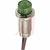 SloanLED - 205-245 - 26AWG Term Lexan Flat Trans. Lens - Fluted 24VDC GREEN LED,T-1 Indicator,Pnl-Mnt|70015587 | ChuangWei Electronics