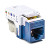 HellermannTyton - RJ45FC5E-BLU - CAT 5E KEYSTONE JACK - BLUE TELECOM|70163015 | ChuangWei Electronics