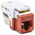 HellermannTyton - RJ45FC5E-RED - 1/bag Red Category 5e Modular Keystone Jack|70328380 | ChuangWei Electronics