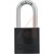 ABUS USA - 72HB/40-40 BLK - KA Shackle .25D 1.56H .81W Black 1.5inW 3.41in H Aluminum Body Padlock|70566813 | ChuangWei Electronics