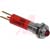 Wamco Inc. - WL-19040353 - Satin Chrome Prominent Bezel 80mcd 24VDC 8mm Red LED Indicator, Pnl-Mnt|70117690 | ChuangWei Electronics