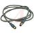 TURCK - RSC RKC 572-1M - PVC 1 meter 4 cond. + Drain M12 Male to M12 Female; Gray Cordset|70035670 | ChuangWei Electronics