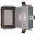 Bud Industries - SN-3708 - SNB Series Hinged NEMA13 14x12x8 In Gray Steel Wallmount Box-Lid Enclosure|70147735 | ChuangWei Electronics