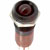 CML Innovative Technologies - 192A1250 - Sunlight Black Chrome QC/Solder Tab 12VDC 14mm 700mcd Red LED Indicator,Pnl-Mnt|70011744 | ChuangWei Electronics