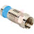 Platinum Tools - 28001J - JAR. F RG6 QUAD COMPRESSION CONNECTOR. NICKEL PLATE. 75 PC|70069493 | ChuangWei Electronics