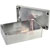 Bud Industries - AN-1323 - AN Series NEMA13 10.24x6.3x3.56 In Natural Aluminum,Diecast Box-Lid Enclosure|70147983 | ChuangWei Electronics