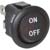 ZF Electronics - RRA22H3DBBNN - QC 125VAC 10A ON-OFF Legend Black Non-Illum Round ON-OFF SPST Rocker Switch|70207483 | ChuangWei Electronics