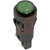 SloanLED - 5001-122QC - GREEN LENS 12V QUICK CONNECT TERMINAL Pnl-Mnt; 1/2