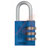 ABUS USA - 145/30 BLUE - Blue Shackle 5mm Dia 31.5mm W 65mm H 3 Dial Combo Padlock|70567044 | ChuangWei Electronics