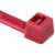 HellermannTyton - T50R2M4 - 1000/pkg Red PA66 50lb Tensile Strength 8