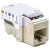 HellermannTyton - RJ45FC6-FW - 1/bag Office White Category 6 Modular Keystone Jack|70328404 | ChuangWei Electronics