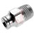 Norgren - 12-425-0438 - 1/4 X 3/8 NPT MALE ADAPTER nkl pl Fitting|70436621 | ChuangWei Electronics