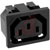 Qualtek Electronics Corp. - 716W-X2/02 - Black gt 100 Megohms @ 500 VDC 250 V 10/15 A Snap-In Mount Outlet|70133344 | ChuangWei Electronics