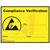 Desco - 06712 - RL/1000 PERMANENT COMPLIANCE VERIFICATION 1.5''x2'' LABEL|70266483 | ChuangWei Electronics