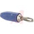 Johnson-Cinch Connectivity Solutions - 108-0310-001 - 3500 V (RMS) (Min.) Nickel Silver Brass Blue 15 A Plug Banana Plug|70090322 | ChuangWei Electronics