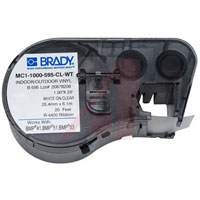 Brady MC1-1000-595-CL-WT