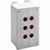 Hammond Manufacturing - MPB4 - MPB Series 4 Hole,22 mm NEMA13 8.88x2.75x3.5 In Gray Steel Push Button Enclosure|70164694 | ChuangWei Electronics