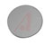 Hoffman - AS075LG - Steel 1.56 Dia. 3/4 conduit lt gray LtGray Hole seal|70304957 | ChuangWei Electronics