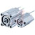 SMC Corporation - CQ2B32-50-DUM01770 - 50mm Stroke Double Action Pneumatic Compact Cylinder 32mm Bore|70072684 | ChuangWei Electronics