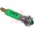 Wamco Inc. - WL-19040351 - Satin Chrome Prominent Bezel 32mcd 24VDC 8mm Green LED Indicator, Pnl-Mnt|70117688 | ChuangWei Electronics